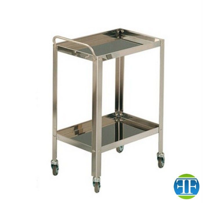 Carrello per medicazioni a due piani - 60x80 cm