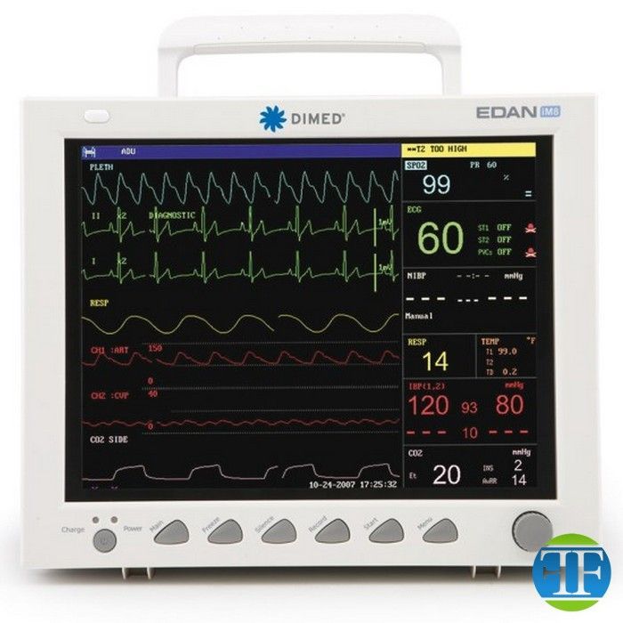 Monitor paziente multiparametro - Display 12.1