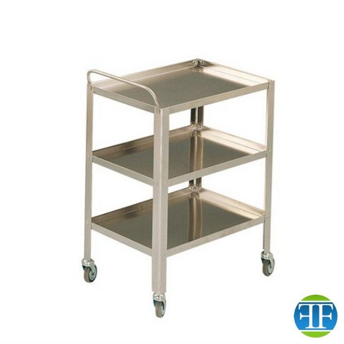 Carrello per medicazioni a tre piani - 70x80 cm